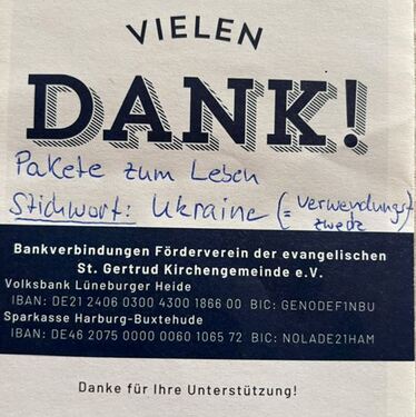 Winsen packt Bankverbindung