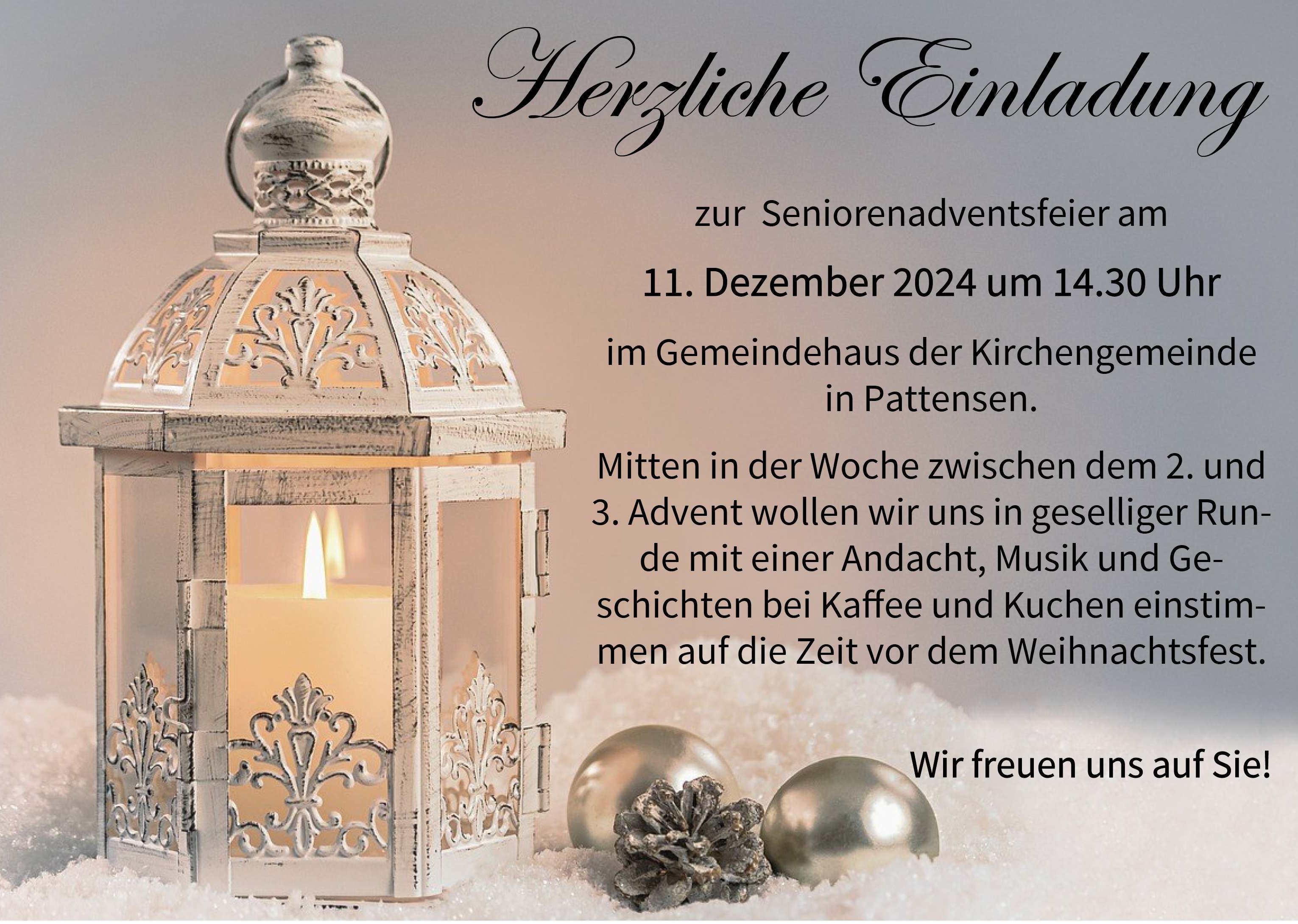 Seniorenadventsfeier 2024