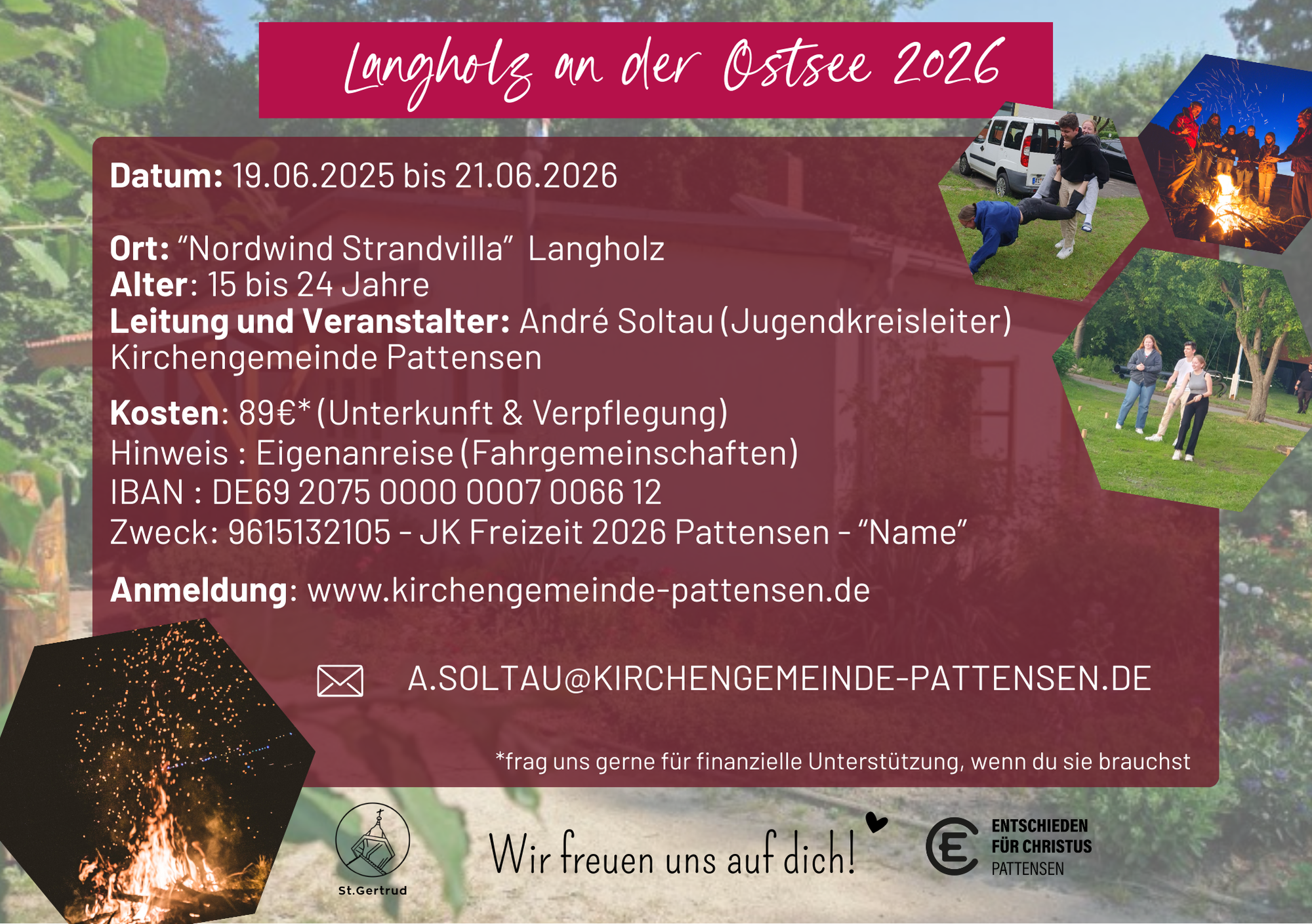 Jugendwochenendfreizeit 2026 2