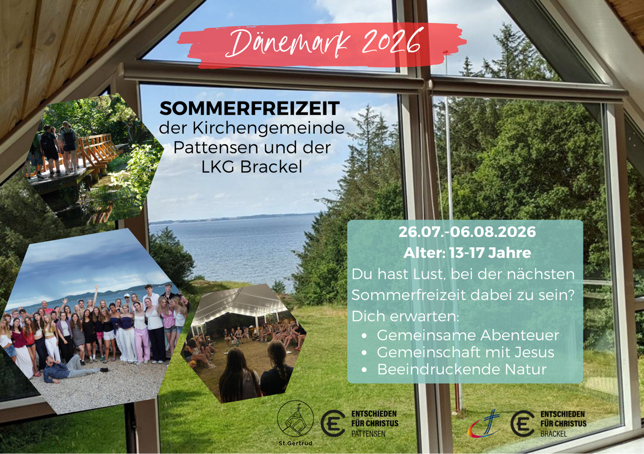 Sommerfreizeit 2026 Vorderseite