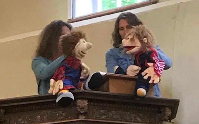Handpuppen Hannes und Ronja